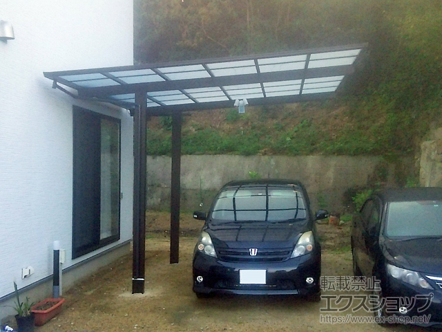 香川県高松市ののカーポート エフルージュ プラス　積雪〜20cm対応 施工例