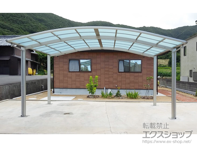 香川県坂出市ののカーポート レイナツインポートグラン　積雪〜20cm対応 施工例