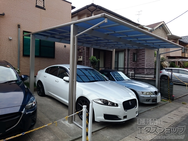 熊本県熊本市ののカーポート エフルージュ ツイン 積雪〜20cm対応 施工例