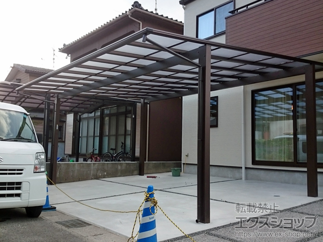 鹿児島県鹿児島市ののカーポート エフルージュ ツイン 積雪〜20cm対応 施工例