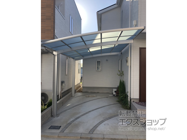 大阪府枚方市ののカーポート レイナポートグラン　積雪〜20cm対応 施工例