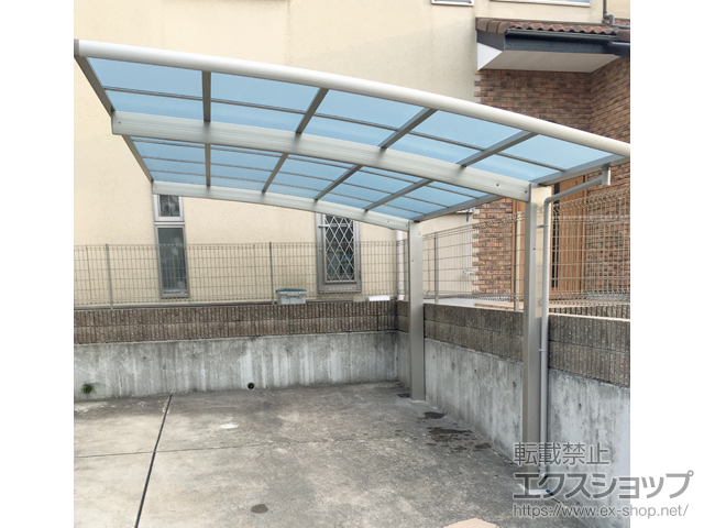 兵庫県川西市ののカーポート レイナポートグラン　積雪〜20cm対応 施工例