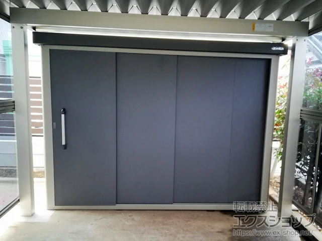 �����������s�̂̕��u�E���[�E���O�q�ɁA�t�F���X�E��E�� �G�X�P�[�G�C�g SK8-130 ��ʌ^ 2600�~1600�~1940 SK8-130-GK �{�H��