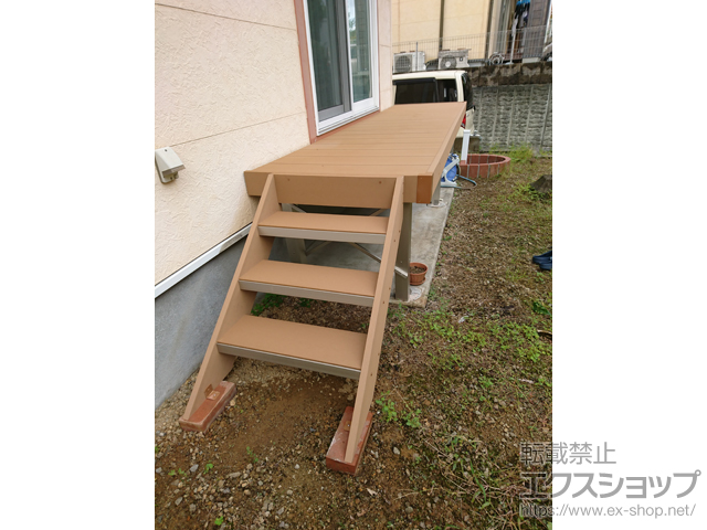 長崎県諫早市ののウッドデッキ マージウッドデッキ 施工例