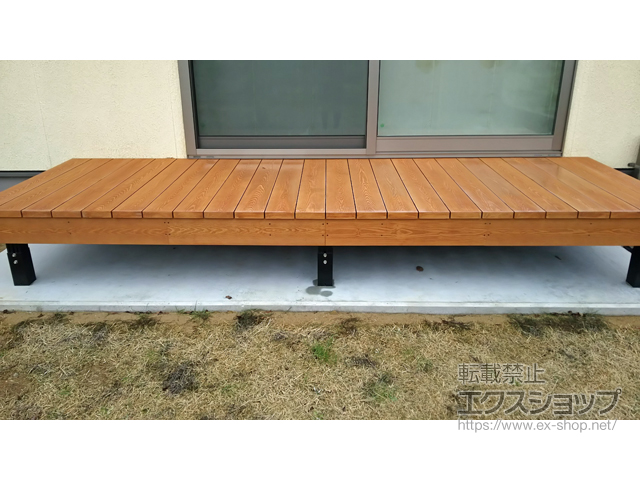 石川県小松市ののウッドデッキ 彩木 あやぎ ハイブリットガーデンデッキ 施工例