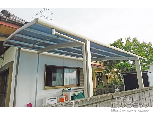 福岡県鞍手郡鞍手町ののカーポート レイナポートグラン　積雪〜20cm対応 施工例