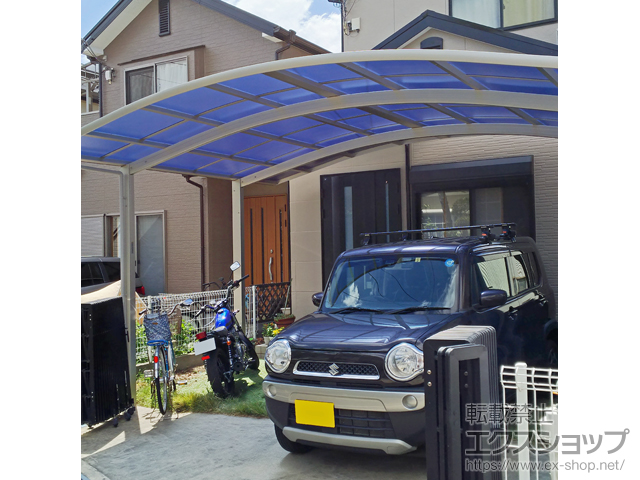 大阪府豊中市ののカーポート レイナツインポートグラン　積雪〜20cm対応 施工例