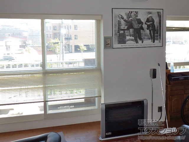 北海道江別市のの二重窓（内窓） インプラス ダストバリア仕様 引違い窓 2枚建 施工例