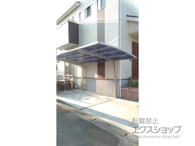 福岡県筑紫野市ののカーポート レイナポートグラン　積雪〜20cm対応 施工例
