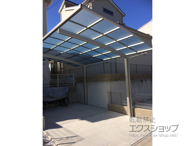 大阪府富田林市ののカーポート レイナポートグラン　積雪〜20cm対応 施工例