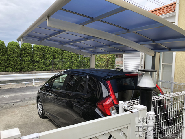 熊本県熊本市ののカーポート プレシオスポート 積雪〜20cm対応 施工例