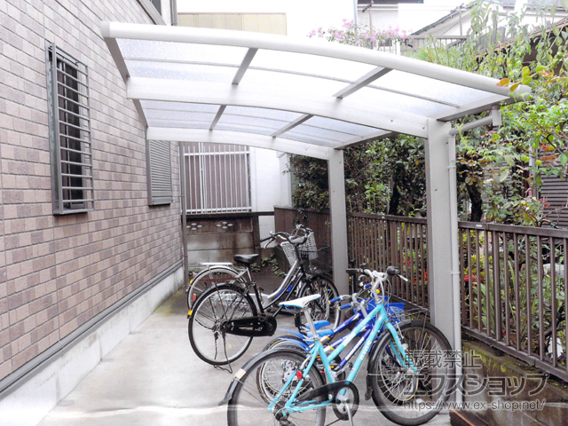 神奈川県川崎市ののサイクルポート・駐輪場 レイナポートグランミニ 積雪〜20cm対応 施工例