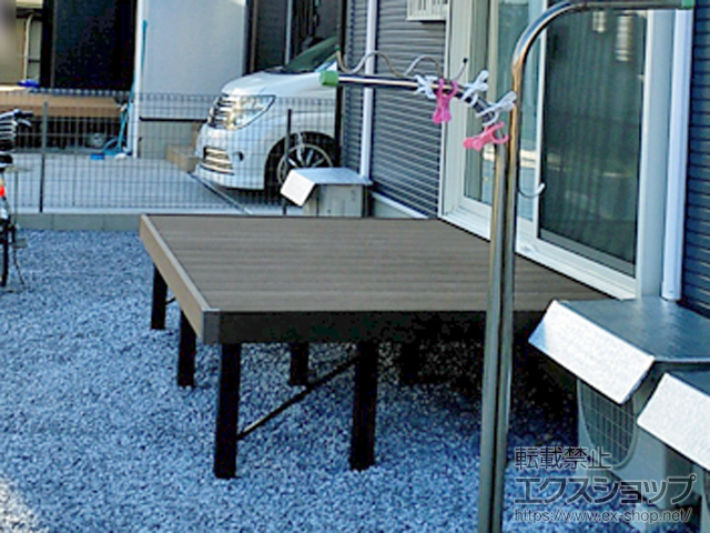 宮崎県延岡市ののウッドデッキ マージウッドデッキ 施工例