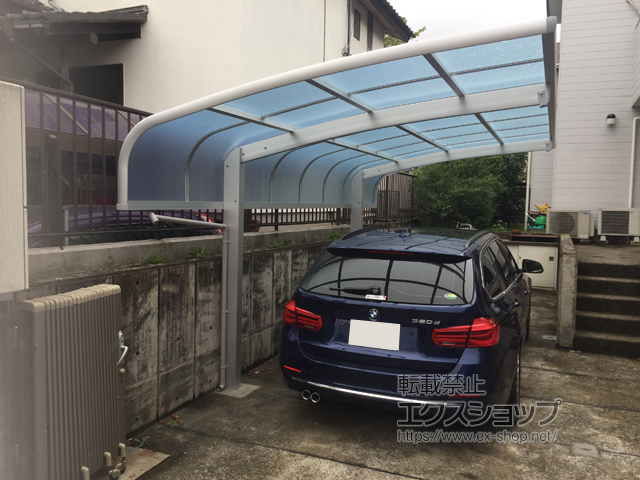 神奈川県横浜市ののカーポート レイナキャップポートグラン　積雪〜20cm対応 施工例