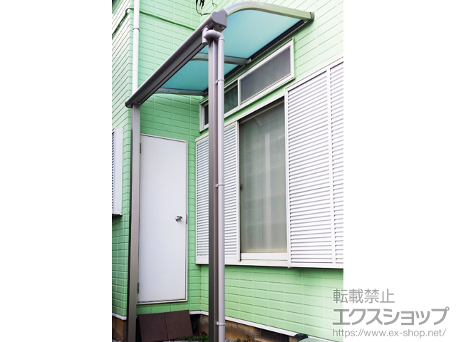 神奈川県伊勢原市ののテラス屋根 ヴェクターテラス R型 テラスタイプ 単体 積雪〜20cm対応 施工例