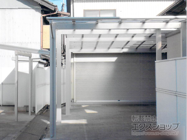 和歌山県橋本市ののカーポート エフルージュ ツイン 積雪〜20cm対応 施工例