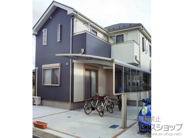 千葉県松戸市ののカーポート プレシオスポート 積雪〜20cm対応 施工例