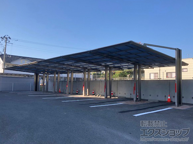 福島県須賀川市ののカーポート マイポートOrigin オリジン 横連棟 積雪50cm対応 施工例