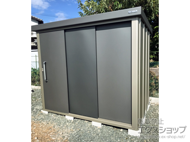 滋賀県高島市のの物置・屋外倉庫 エスケーエイト SK8-100 一般型 2200×1600×1940 SK8-100-GK 施工例