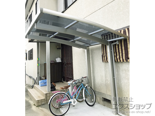 兵庫県伊丹市ののサイクルポート・駐輪場 レイナポートグランミニ 積雪〜20cm対応 施工例