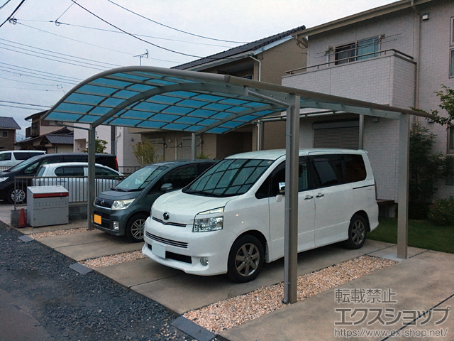 茨城県水戸市ののカーポート レイナツインポートグラン　積雪〜20cm対応 施工例