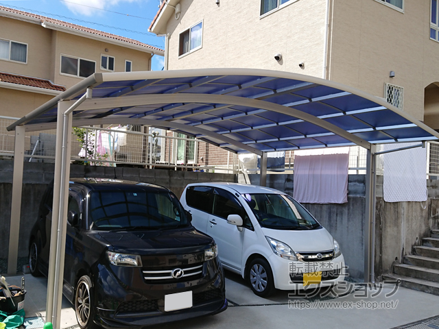 熊本県合志市ののカーポート レイナツインポートグラン　積雪〜20cm対応 施工例