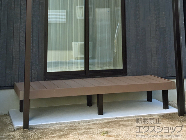 島根県出雲市ののウッドデッキ マージウッドデッキ 施工例