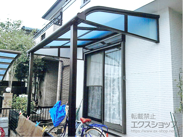 愛知県豊田市ののテラス屋根 ヴェクターテラス R型 テラスタイプ 単体 積雪〜20cm対応 施工例