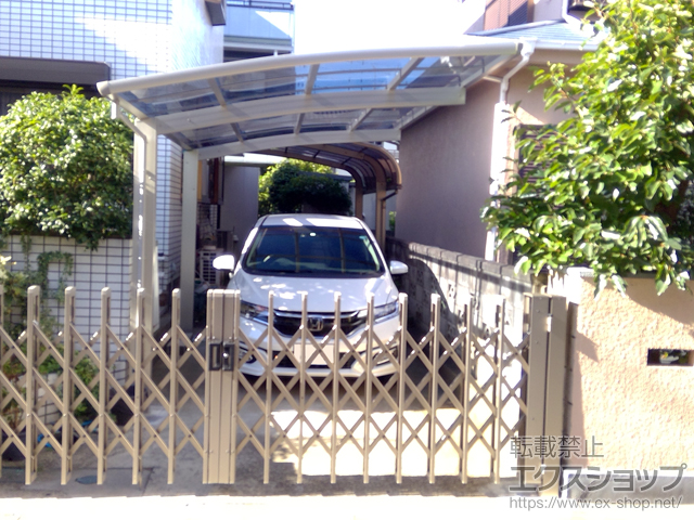 埼玉県越谷市ののカーポート レイナポートグラン　積雪〜20cm対応 施工例