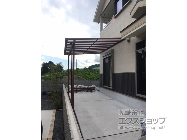 京都府京都市ののテラス屋根 サザンテラス (フレーム仕様) テラスタイプ 単体 施工例