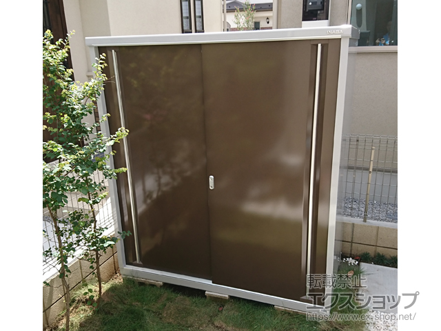 東京都国分寺市のの物置・屋外倉庫 シンプリー 一般型 1740×905×1903 MJX-179E-P-TB 施工例