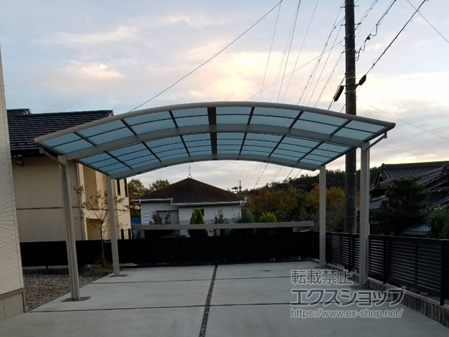 岐阜県多治見市ののカーポート レイナツインポートグラン　積雪〜20cm対応 施工例
