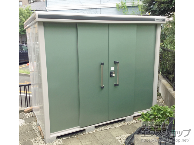 神奈川県藤沢市のの物置・屋外倉庫 エルモ 一般型 2570×1520×2120（LMD-2515） LMD-2515-EG 施工例