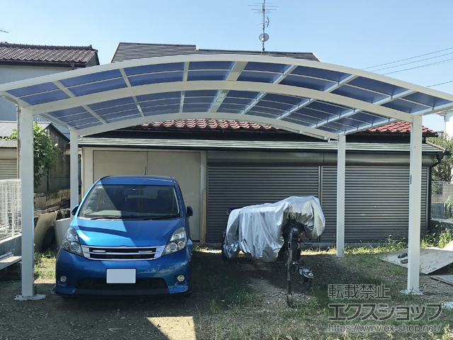 千葉県柏市ののカーポート レイナツインポートグラン　積雪〜20cm対応 施工例