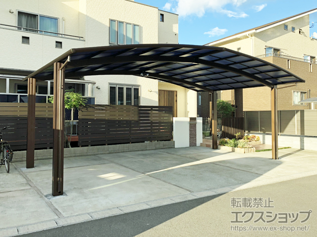 大分県大分市ののカーポート レイナトリプルポートグラン　積雪〜20cm対応 施工例