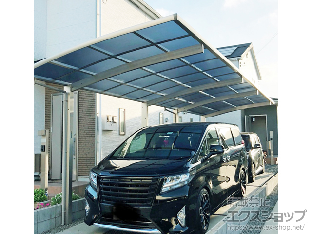 兵庫県西脇市ののカーポート レイナポートグラン 縦連棟　積雪〜20cm対応 施工例