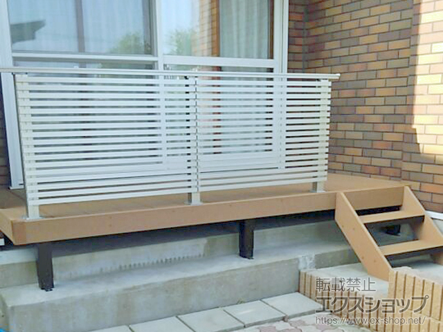 福岡県筑紫郡那珂川町ののウッドデッキ マージウッドデッキ 施工例