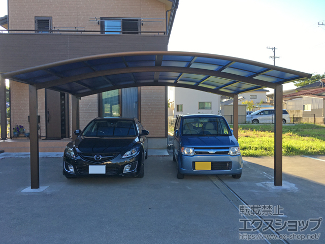 長野県上田市ののカーポート レイナツインポートグラン　積雪〜20cm対応 施工例