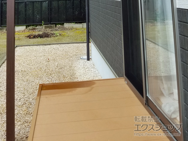 長崎県諫早市ののウッドデッキ リウッドデッキ 200 施工例