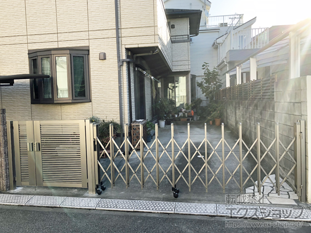 東京都中野区ののカーゲート トリップゲート RB型 ノンレール 片開き 35S 施工例