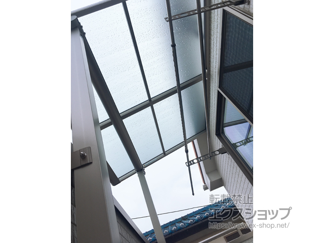 東京都西東京市ののバルコニー・ベランダ屋根 ヴェクターテラス F型 屋根タイプ 単体 積雪〜20cm対応 施工例