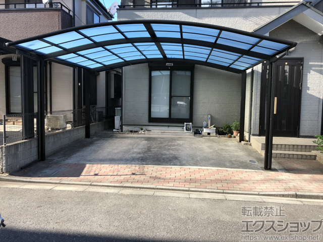 埼玉県川越市ののカーポート レイナツインポートグラン　積雪〜20cm対応 施工例