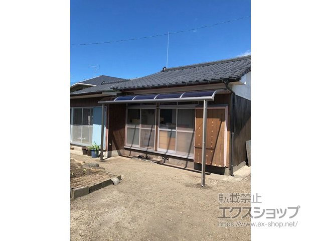 宮崎県都城市ののテラス屋根 スピーネ R型 テラスタイプ 単体 積雪〜20cm対応 施工例