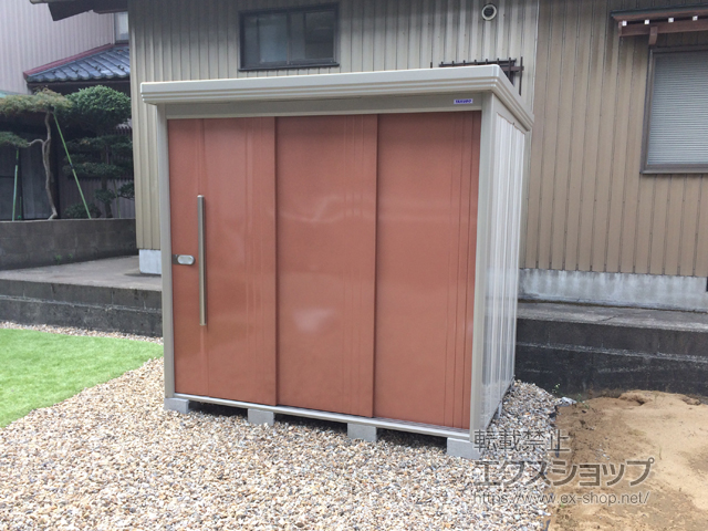 福井県福井市のの物置・屋外倉庫 Mr.ストックマンダンディ 多雪型 2200×1590×2110（ND-S2215） ND-S2215-T 施工例