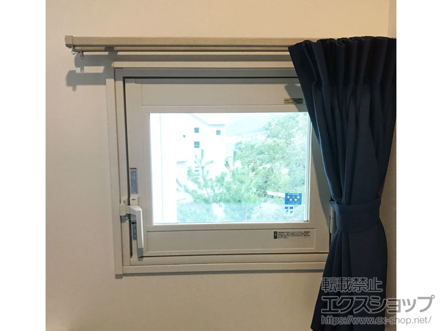 兵庫県神戸市のの面格子・窓格子、二重窓（内窓） インプラス ダストバリア仕様 開き窓 外観右吊元 施工例