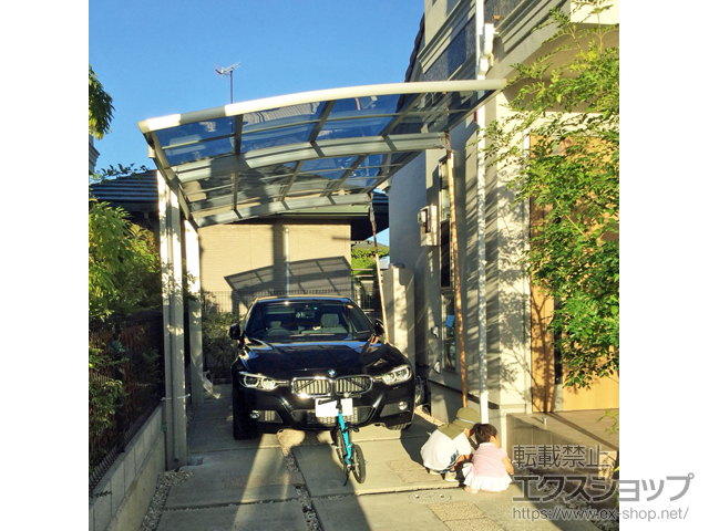 兵庫県神戸市ののカーポート レイナポートグラン　積雪〜20cm対応 施工例