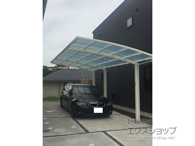 千葉県千葉市ののカーポート レイナポートグラン 延長　積雪〜20cm対応 施工例