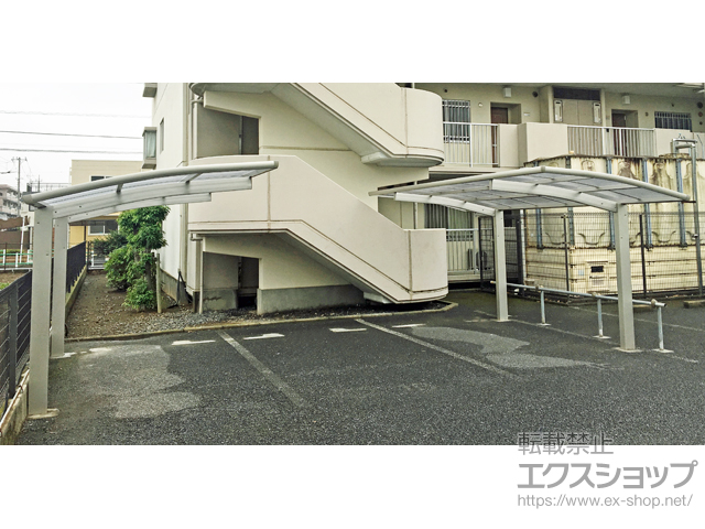 東京都葛飾区ののサイクルポート・駐輪場 レイナポートグランミニ 積雪〜20cm対応 施工例