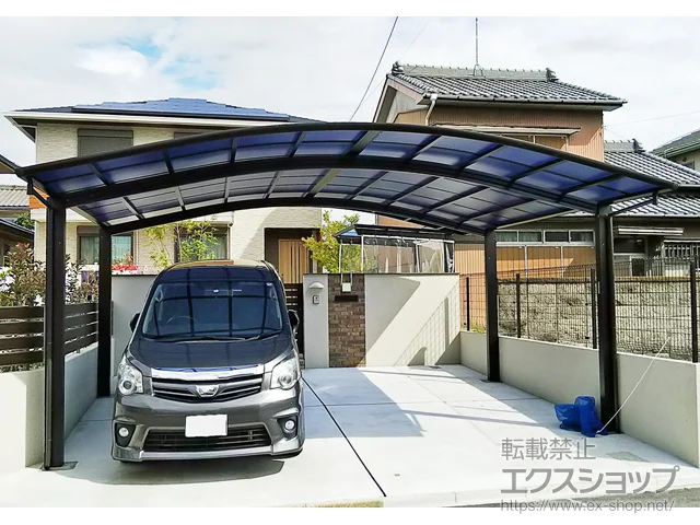 愛知県名古屋市のYKKAPのカーポート レイナツインポートグラン　積雪～20cm対応 施工例