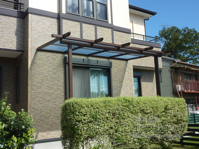 埼玉県比企郡滑川町ののテラス屋根 サザンテラス (パーゴラ仕様) テラスタイプ 単体 施工例